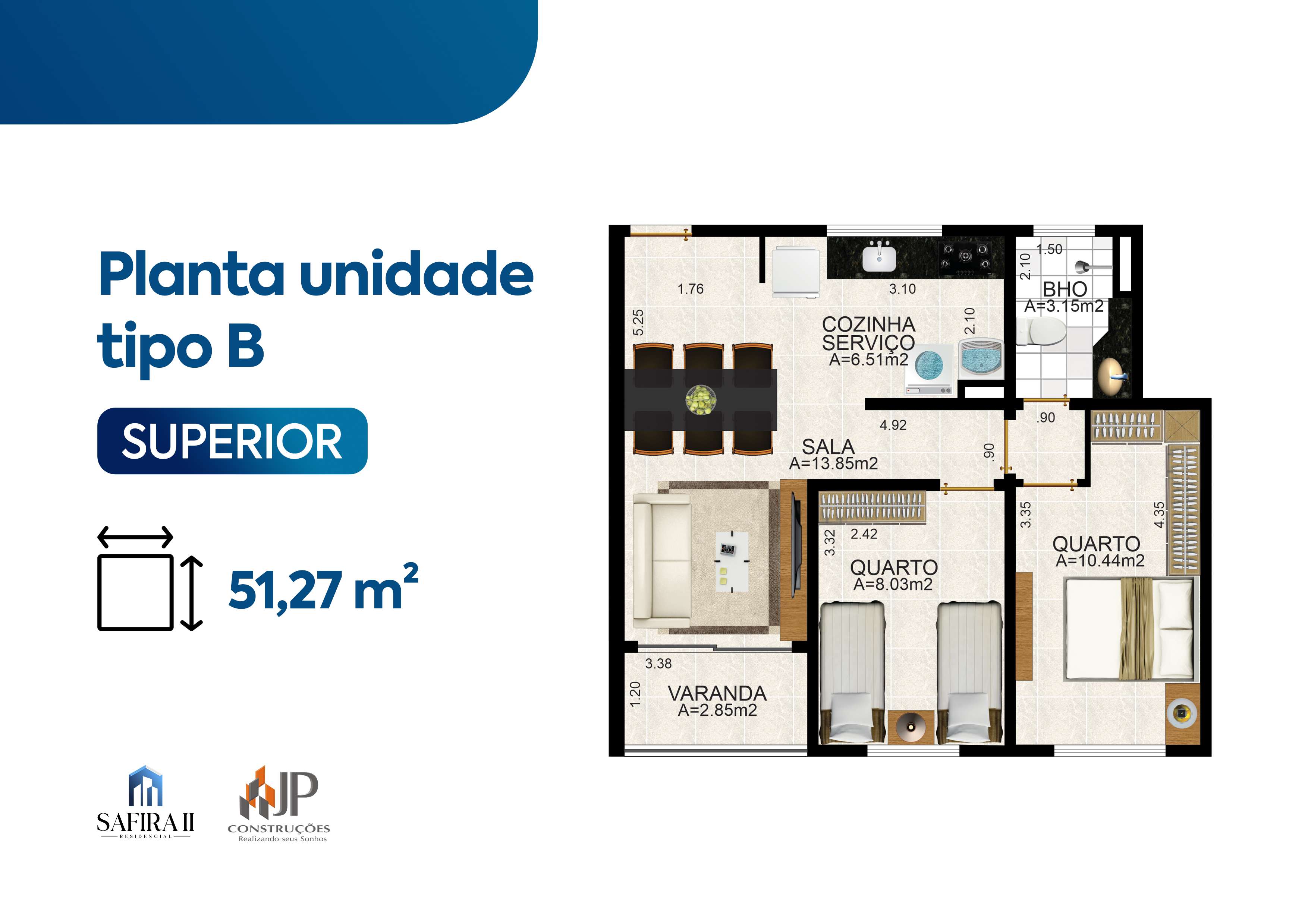 Planta Tipo B — Superior