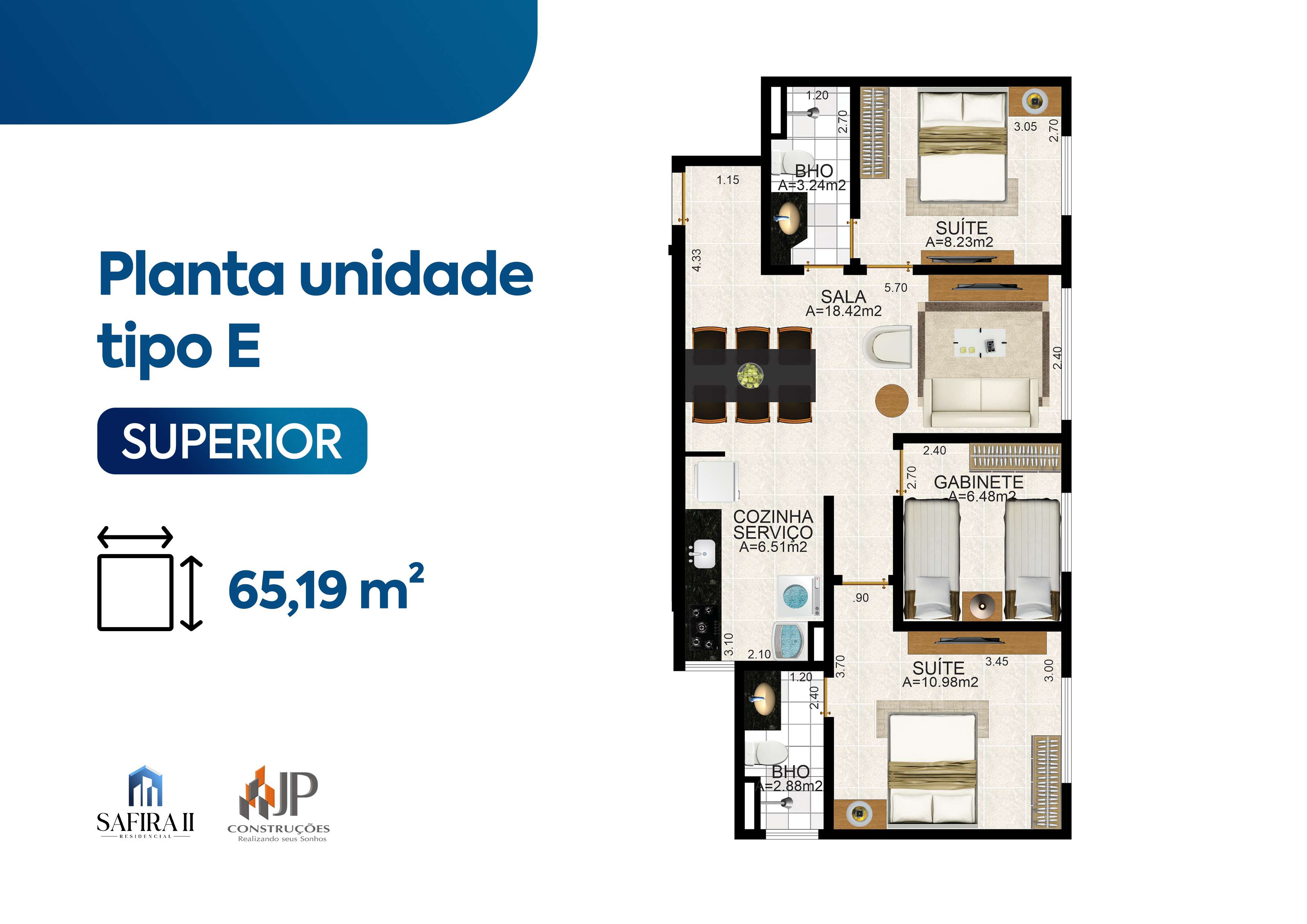 Planta Tipo E — Superior